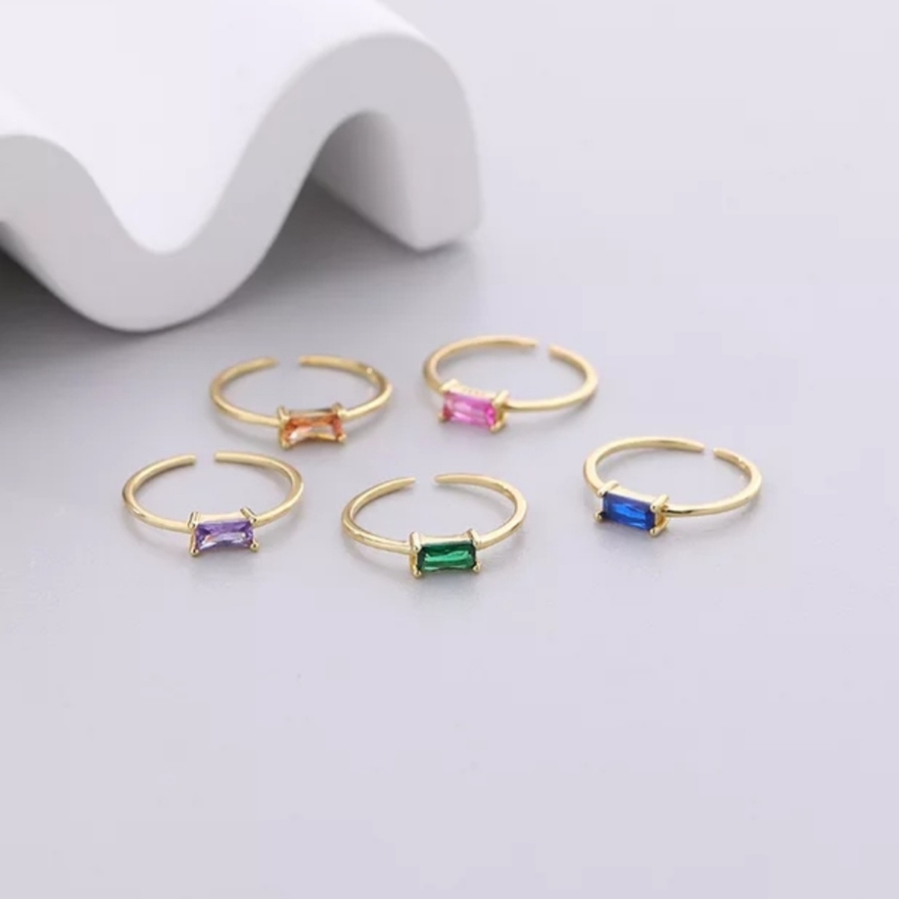 NEW, Gold and 925 sterling silver rings for women (different colors to select)
